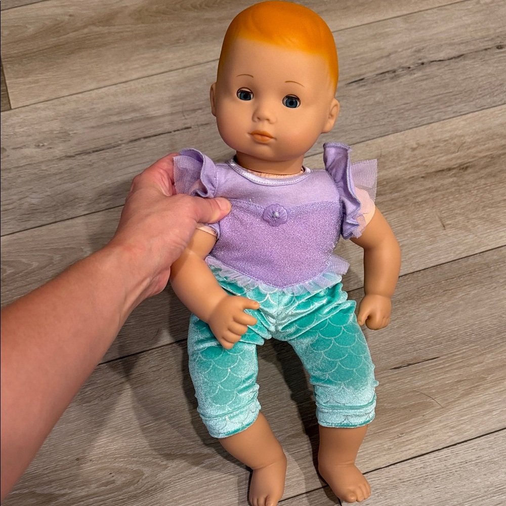 AG Mermaid Outfit Doll with Purple and Teal Colors